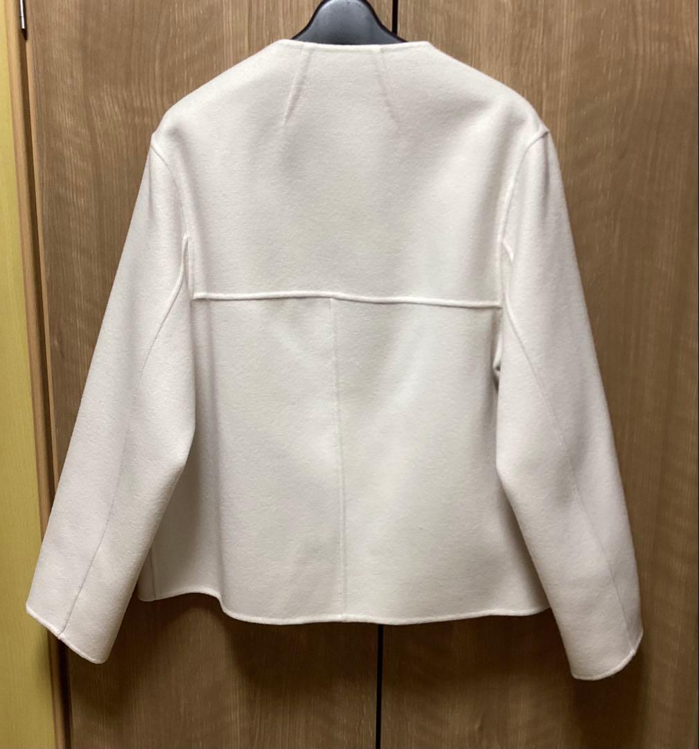 23区　ウールリバー ショート ブルゾン　ベージュ系　38M