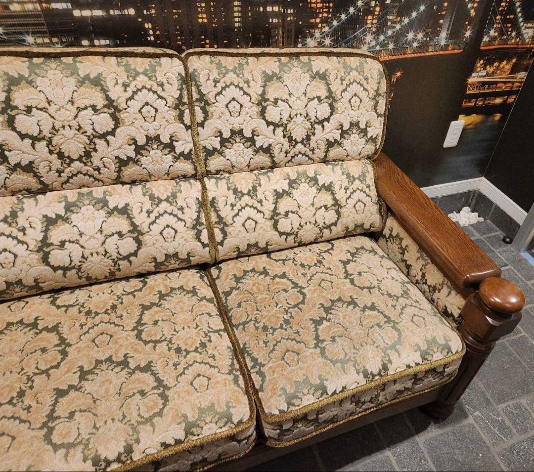 karimoku オールドカリモク コロニアル金華山3人掛けソファ