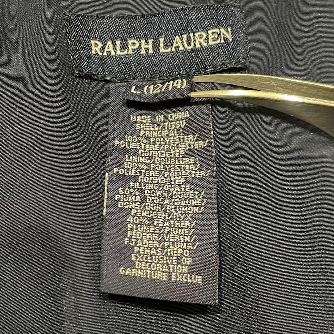 ポロラルフローレン ペプラムダウン ダウンジャケット ダウンコート 160