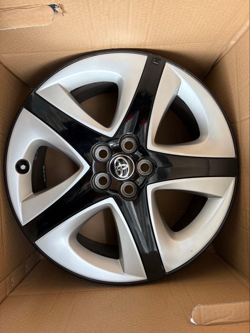 アフロトヨタ 純正 50プリウス 17インチ 7J+50 ホイールのみ