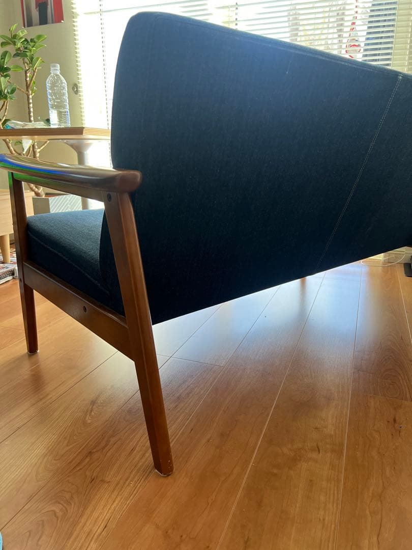 【100台 限定生産】カリモク60 カイハラデニム Kチェア2人掛け　ソファ