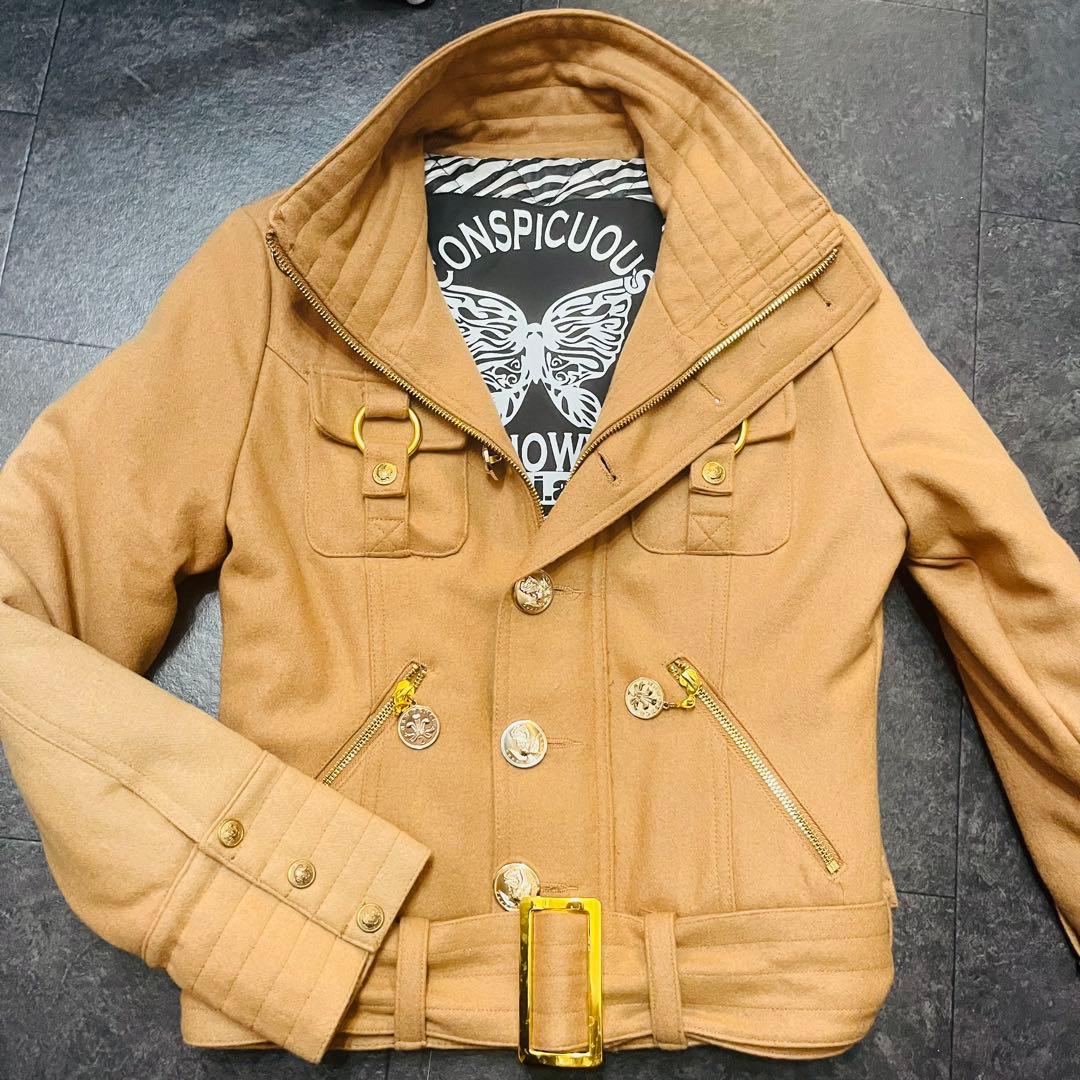 【平成ギャル】【希少】 d.i.a. 激レア厚手ミニ丈コートPコートジャケット