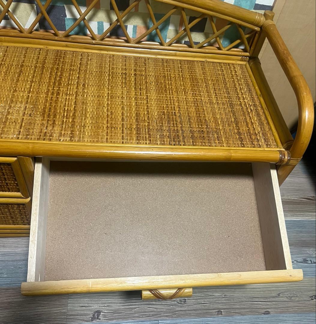 値下げ❗️ラタン　籐　チェスト