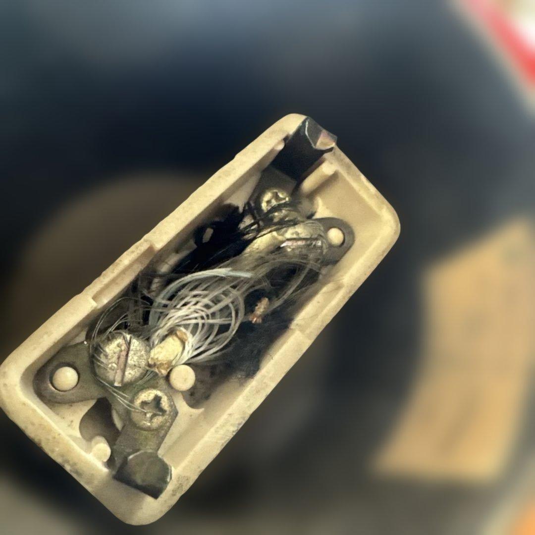 昭和レトロ　赤い球形ペンダントライト ガラス製