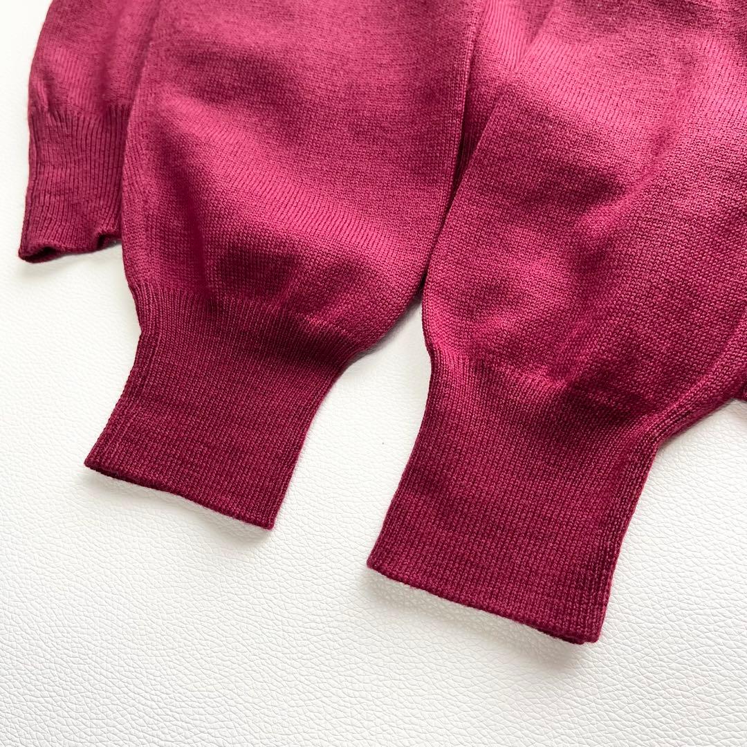 美品『Gran Sasso』モックネックニット／ウール／イタリア製／春秋冬／44