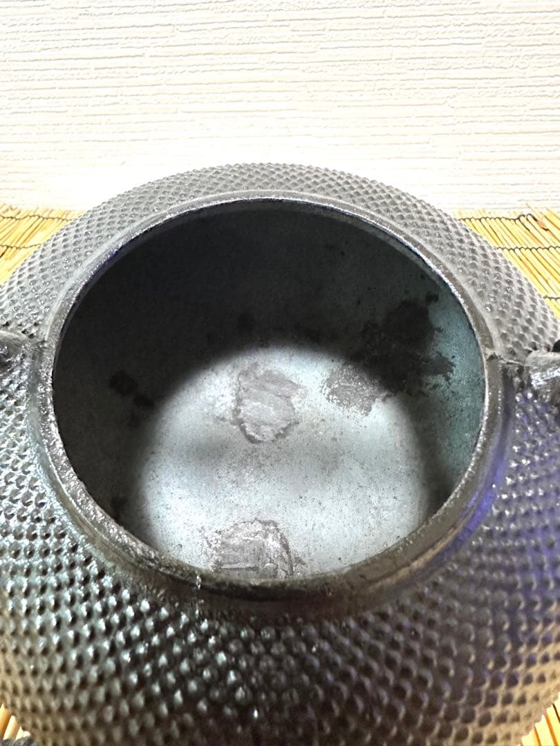 未使用品　南部照光堂造　鍛治打捻鉉　１０型アラレ　水野様　売約済み