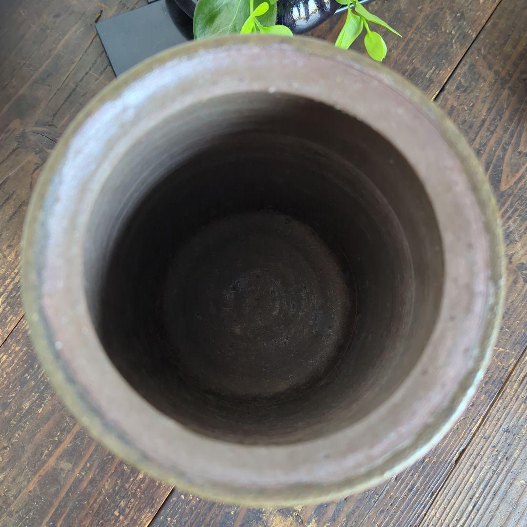 骨董品　陶芸　茶道具　備前焼　水指 細水指　宝山窯　森善一郎（陶号　宝山）