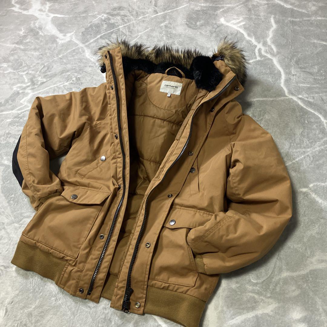 Carhartt モッズコート トラッパージャケット 2way キャメル L