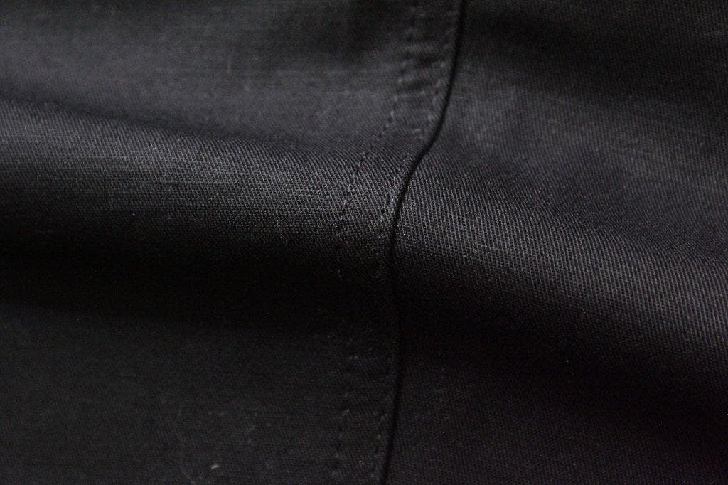 BRIGLIA 1949★新品ブリリア 綿麻2プリーツミリタリーチノ45ブラック