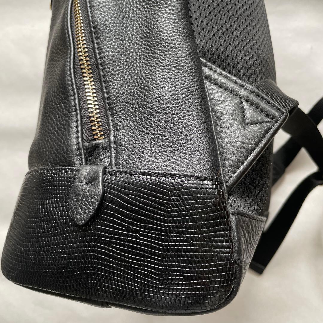 Paul Smithブラックレザーリュック