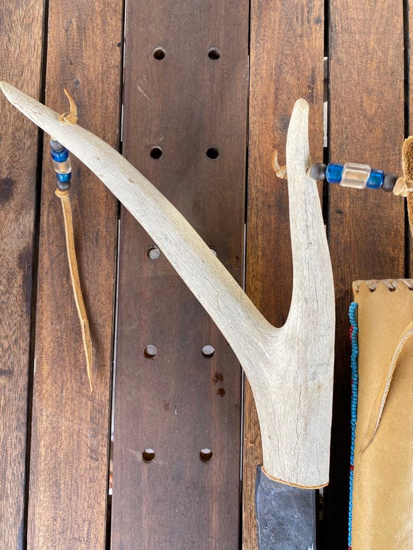 インディアンジュエリー、ビーズ工芸品、ナイフ