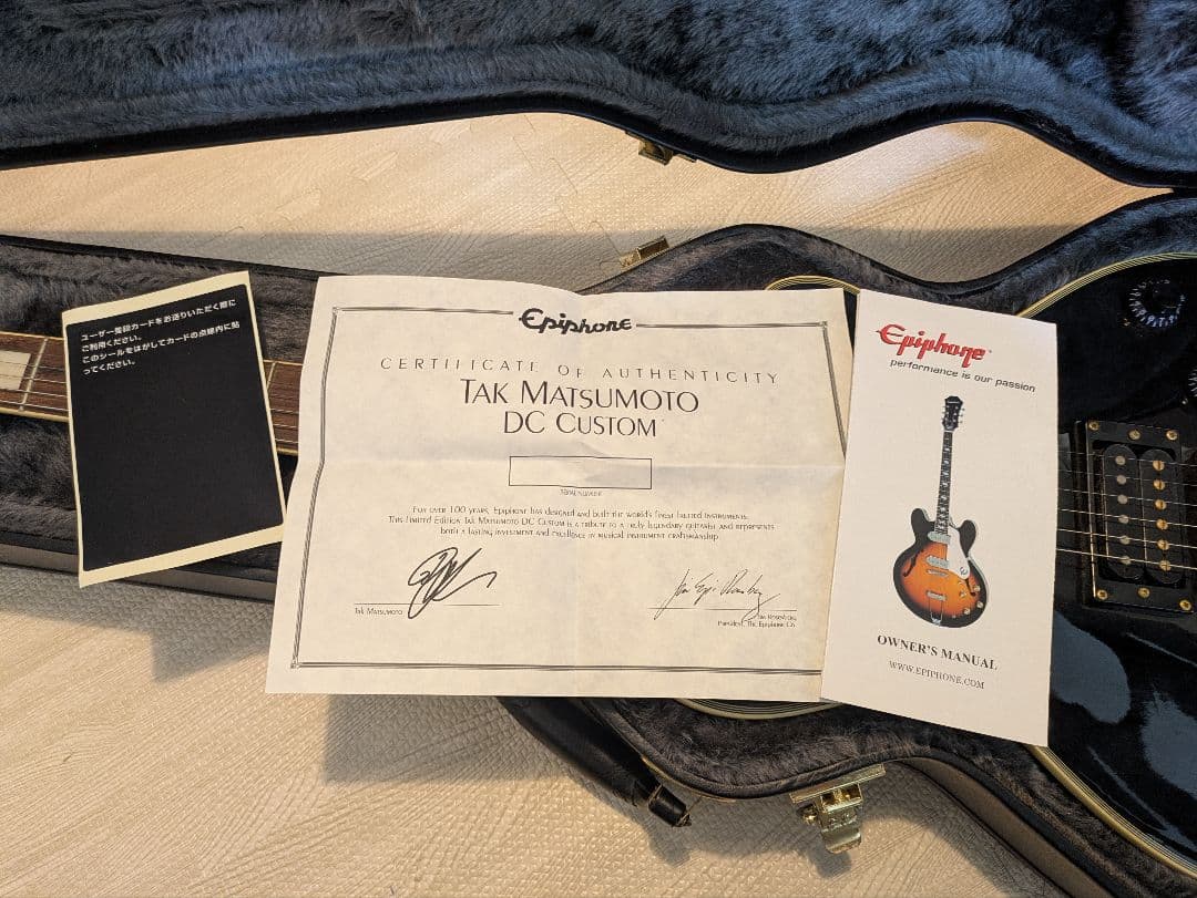 「最終価格」Epiphone Tak Matsumoto DC Custom