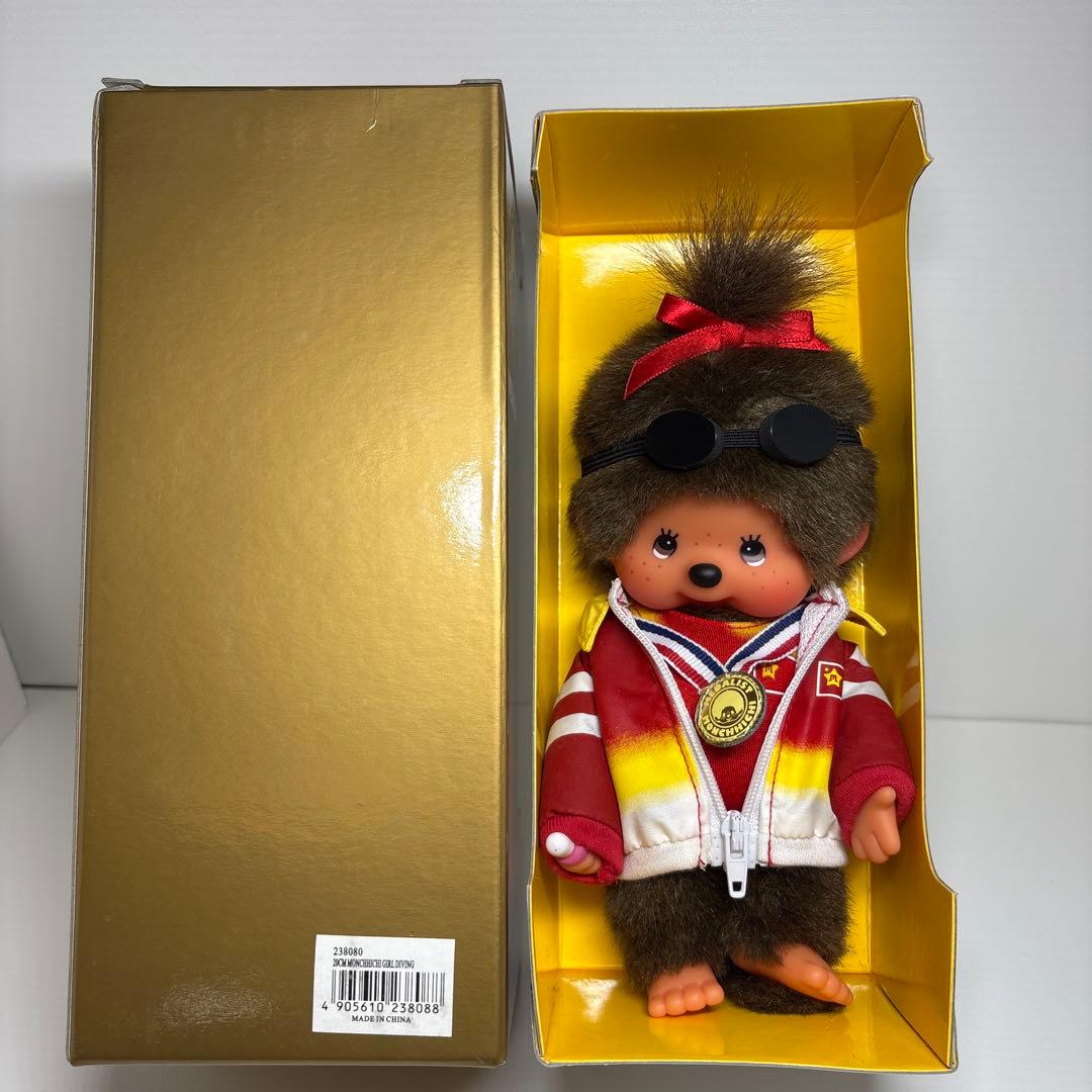 新品 2008年発売 金メダル 水泳 モンチッチ 02524