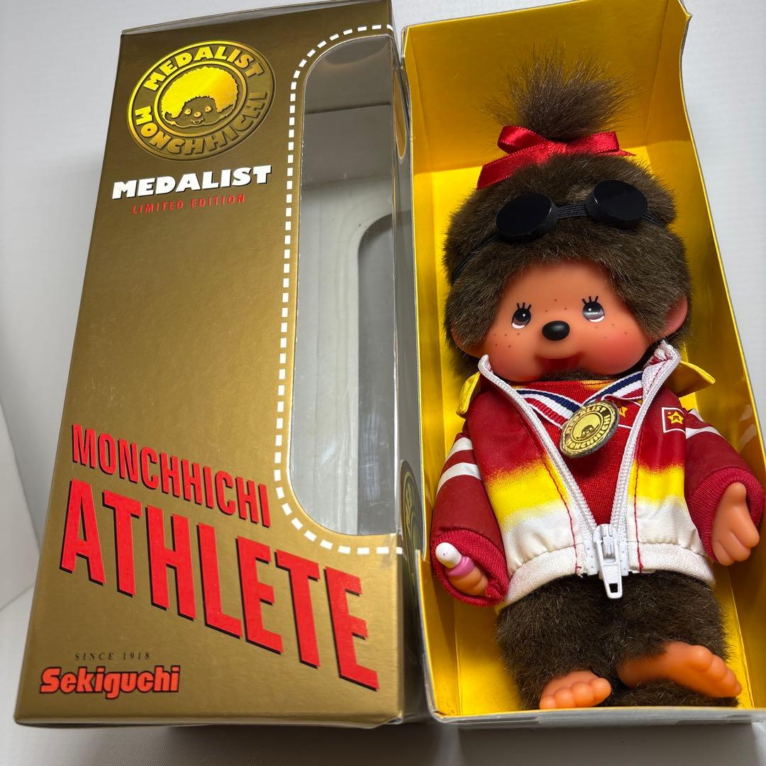 新品 2008年発売 金メダル 水泳 モンチッチ 02524