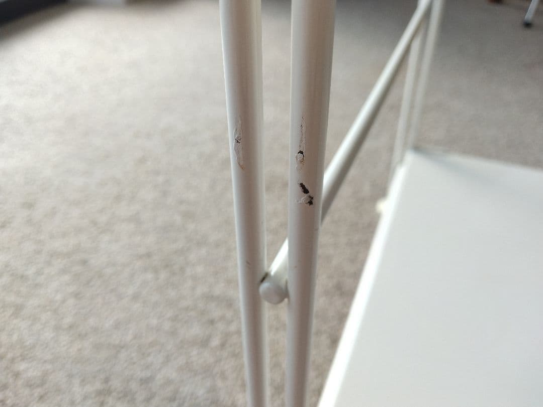 【良品】MUJI/無印 スチールユニットシェルフ84cmワイド中/ライトグレー