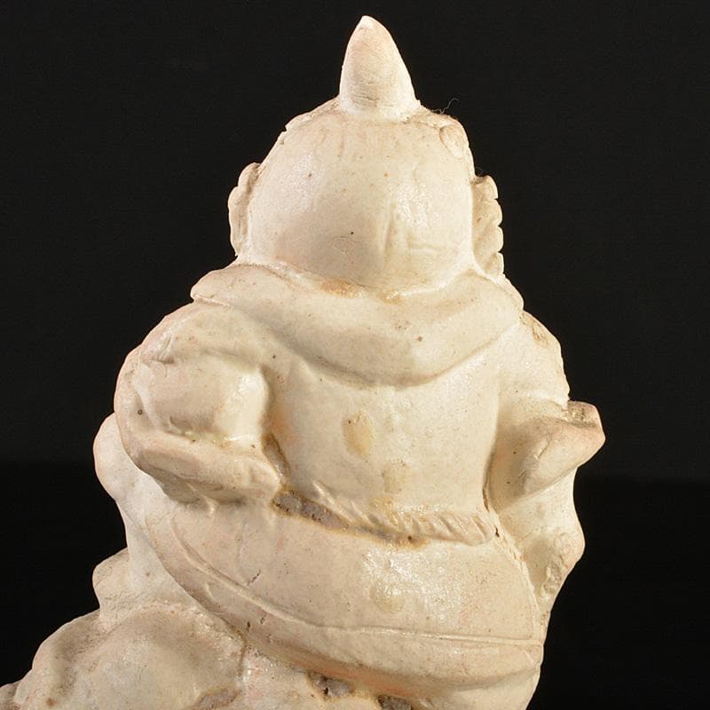 備前焼　落雁窯　古備前　白備前　置物　V　R7153