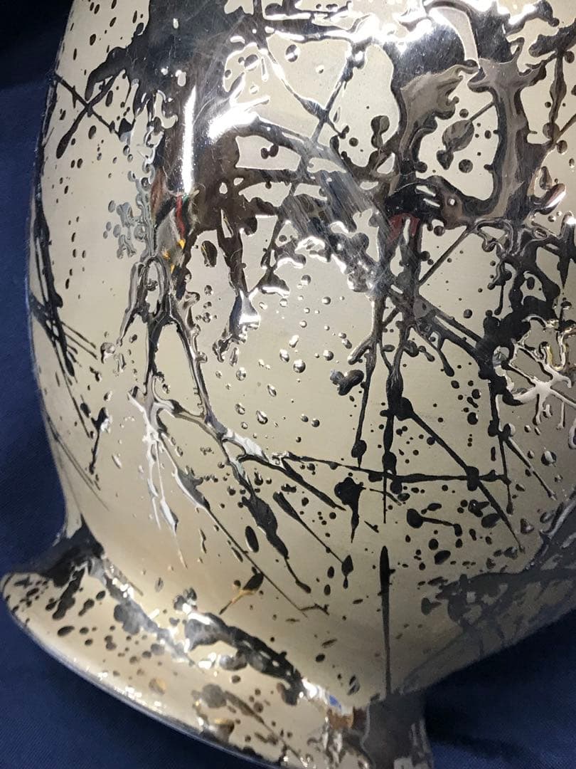 【USED】NARUMI ゴールド　花瓶　壺　フラワーベース　24cm