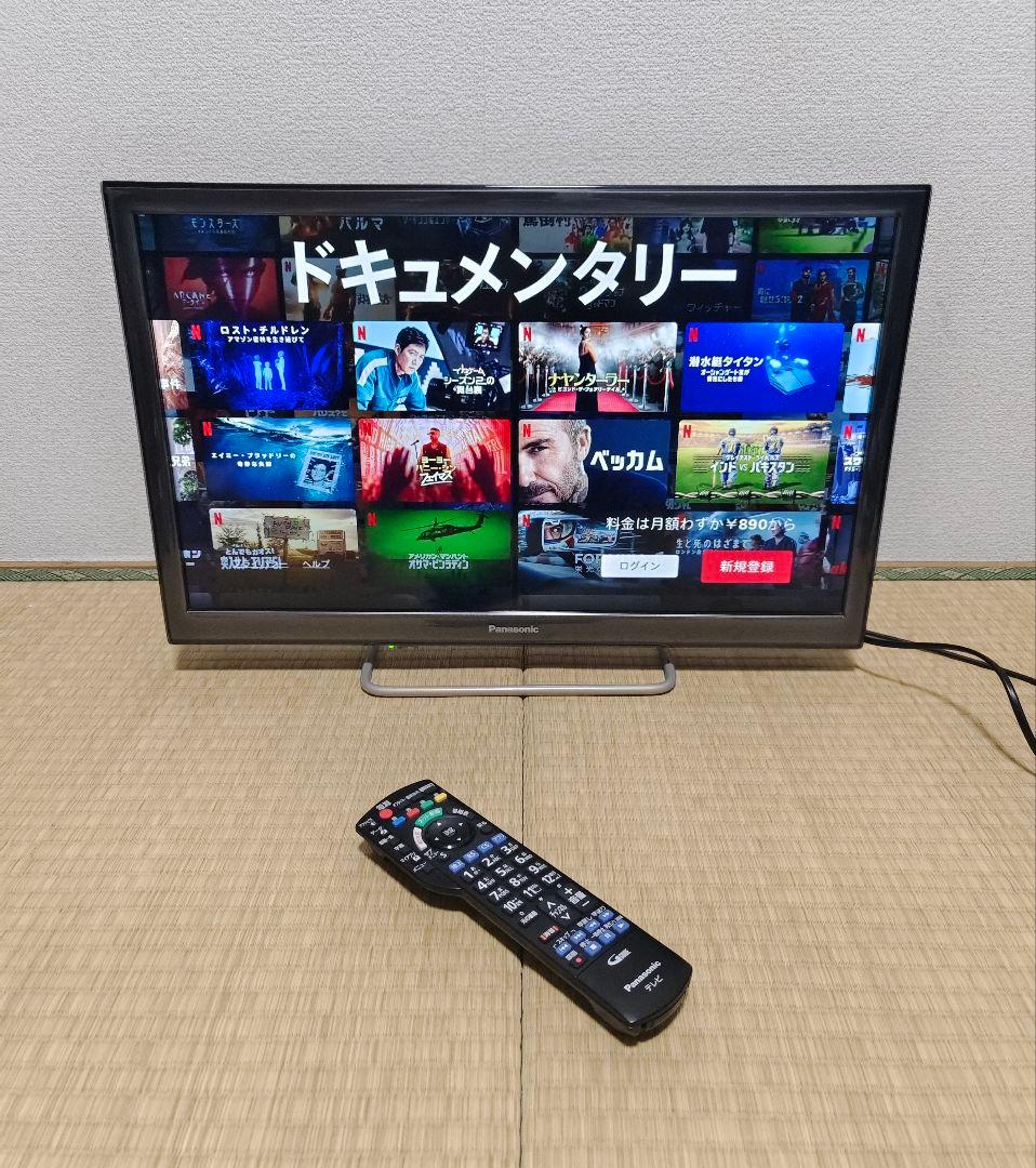 スマートテレビ Panasonic 24型　動画アプリ／地上波 2019年