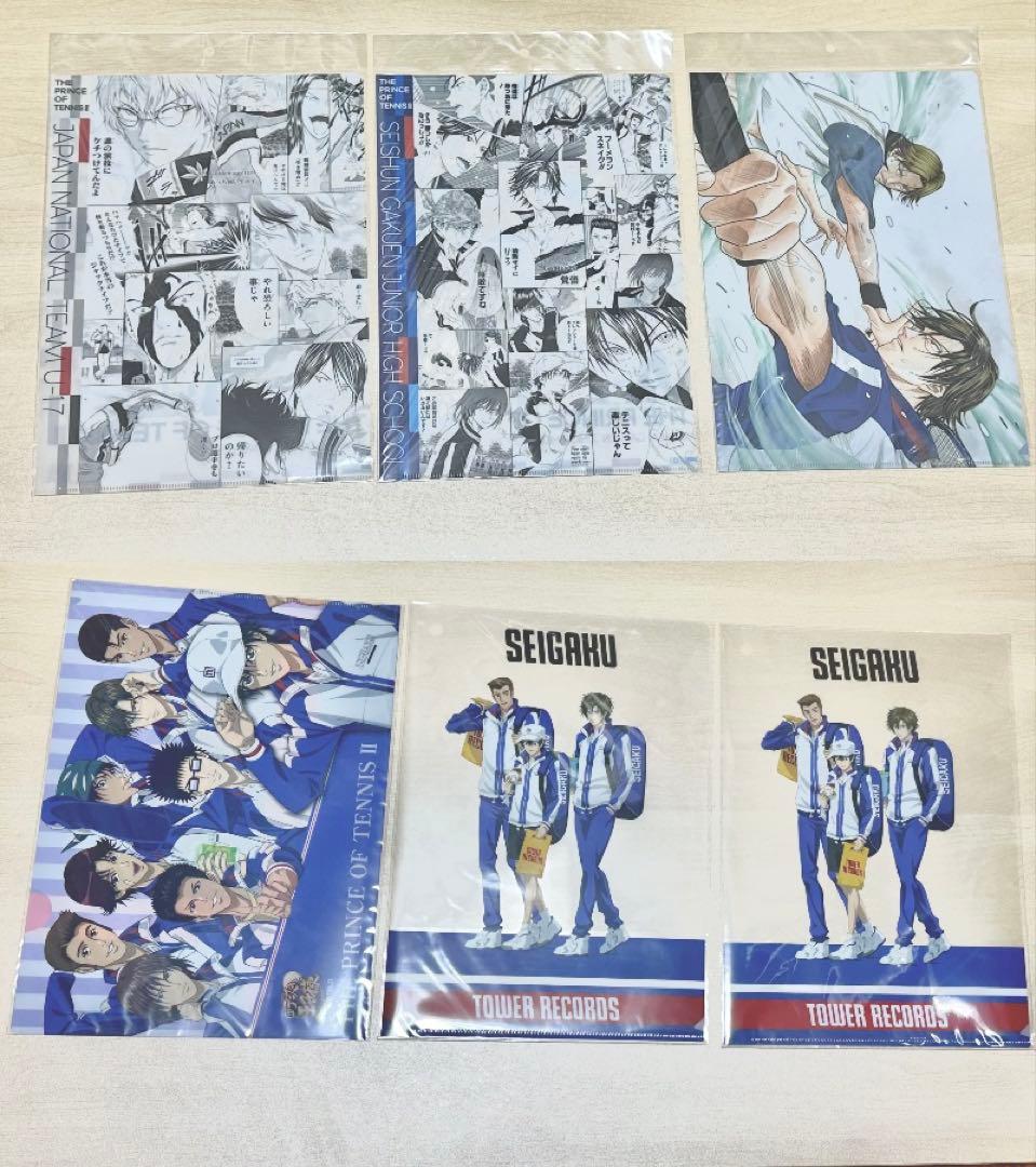 テニスの王子様 クリアファイル 6枚セット