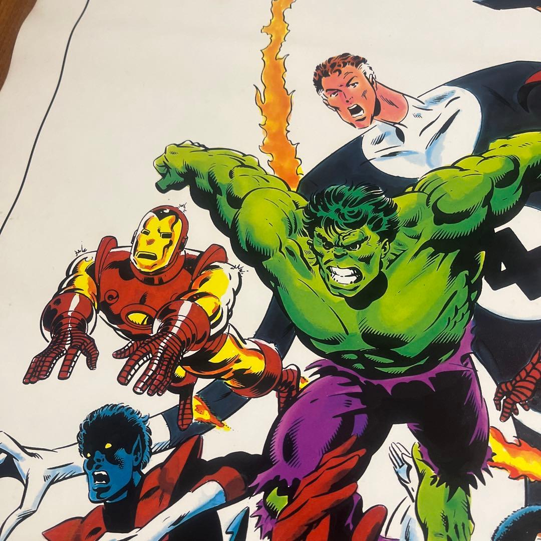 超激レア！　マーヴル　スーパーヒーローズ　シークレットウォーズ　非売品ポスター