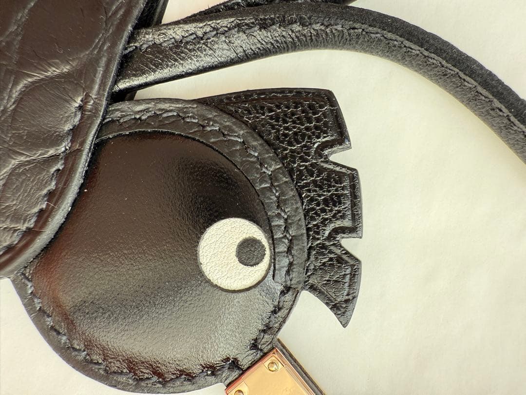 本物保証　新品未使用　エルメス チャームバーディ タッチ 鳥 ソーブラック 黒