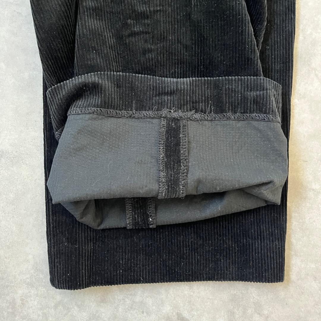 ポロバイ ラルフローレン W38 ポロチノ コーデュロイ 古着 黒 17812