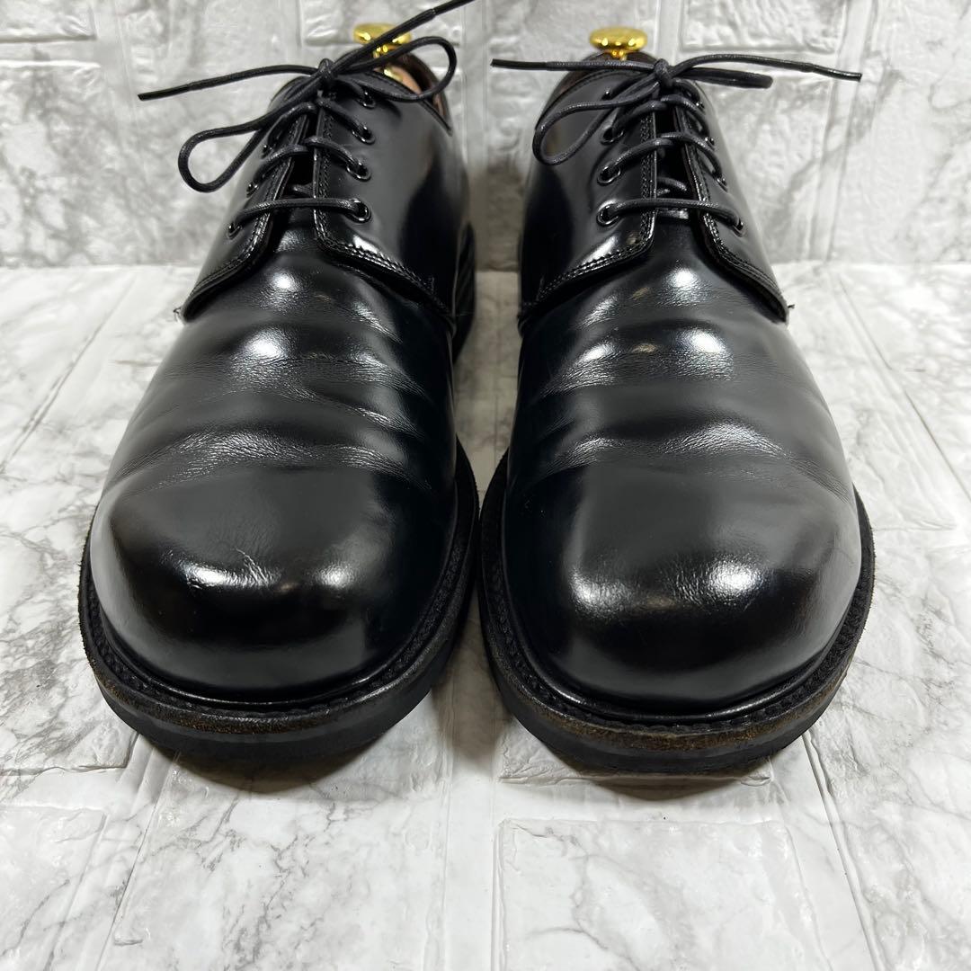 【美品】REGAL プレーントゥ　ダービーシューズ　外羽根　ブラック　27㎝