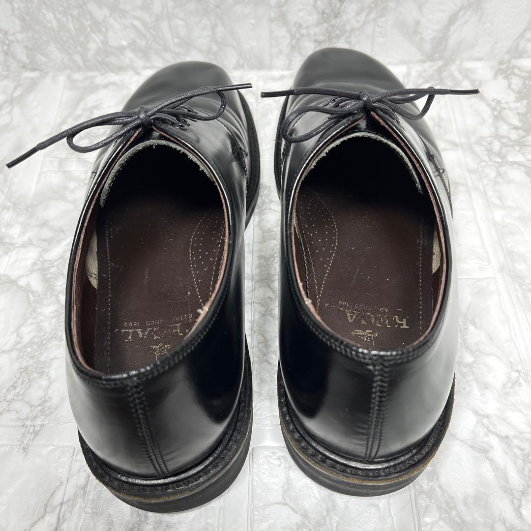 【美品】REGAL プレーントゥ　ダービーシューズ　外羽根　ブラック　27㎝