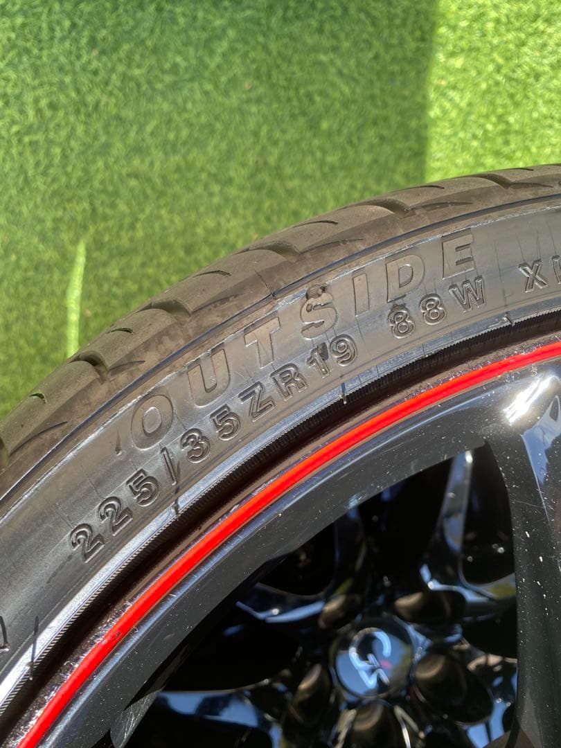 純正19インチアルミホイールセット GRX130 マークX G