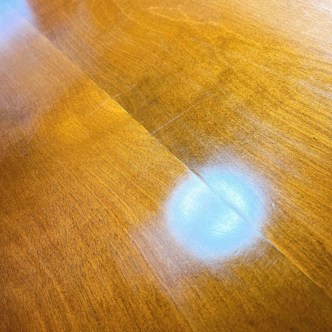 【★希少★】飛騨産業　キツツキマーク　ダイニングテーブル　オーバル型　 レトロ