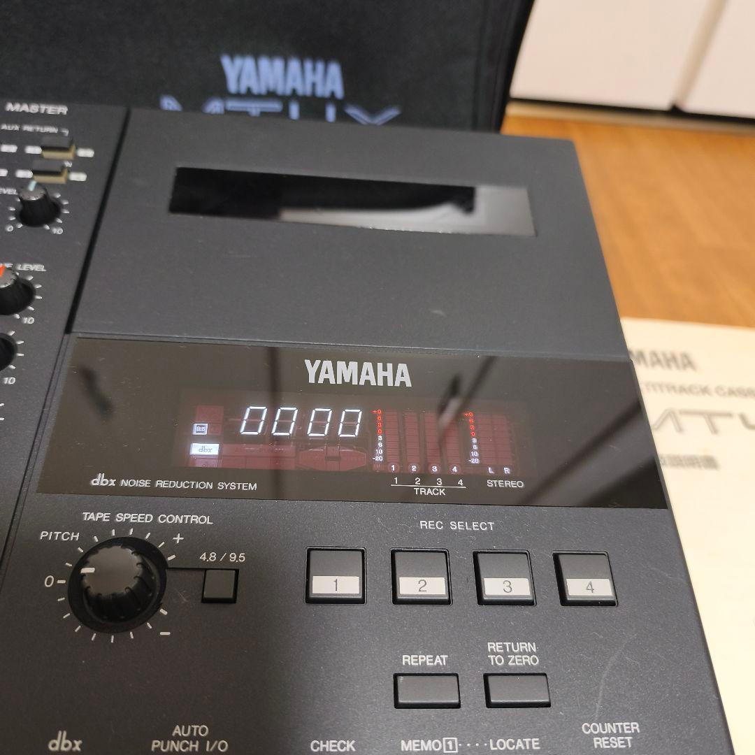 【美品・希少】YAMAHA MT4X カセットMTR ケース・取説・電源コード付