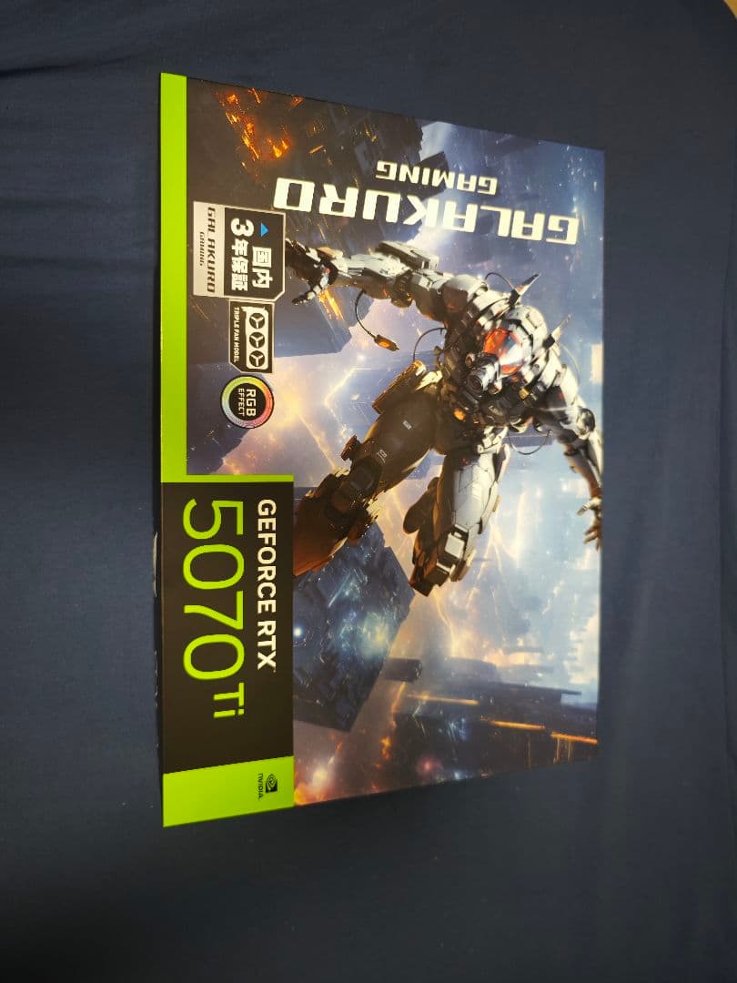 玄人志向 GALAKURO GAMING NVIDIA RTX 5070 Ti