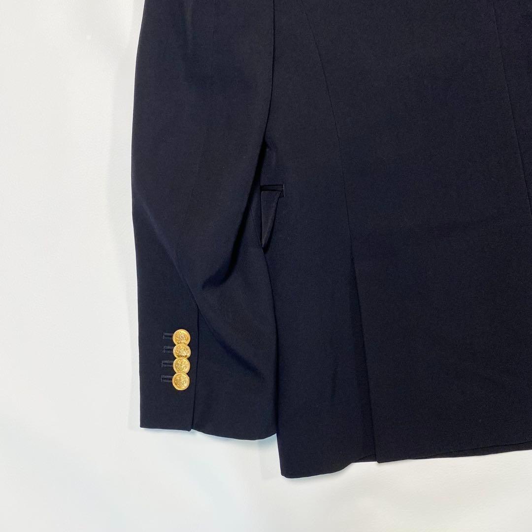 近年モデル✨　MACPHEE ウールギャバジン ダブルブレストジャケット　紺ブレ