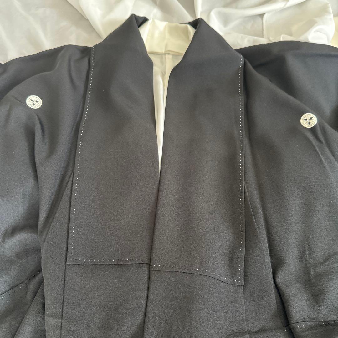 作家物　総刺繍黒留袖 フルセット　本金箔袋帯