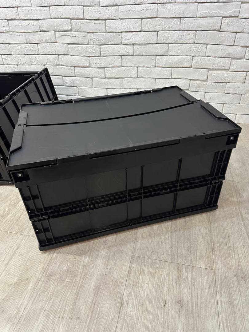 ⭐️【全国送料無料】2個セット　折りたたみ　プラスチック　コンテナ　ケース　収納