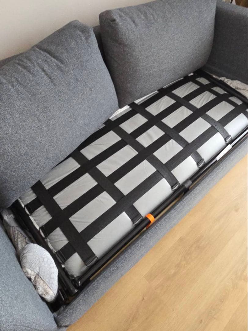 IKEA VIMLE 2人掛けソファベッド グンナレッド ミディアムグレー