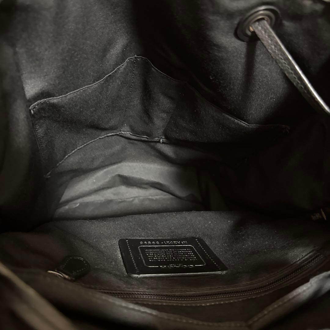 き*様 コーチ　リュック　バックパック　レザー