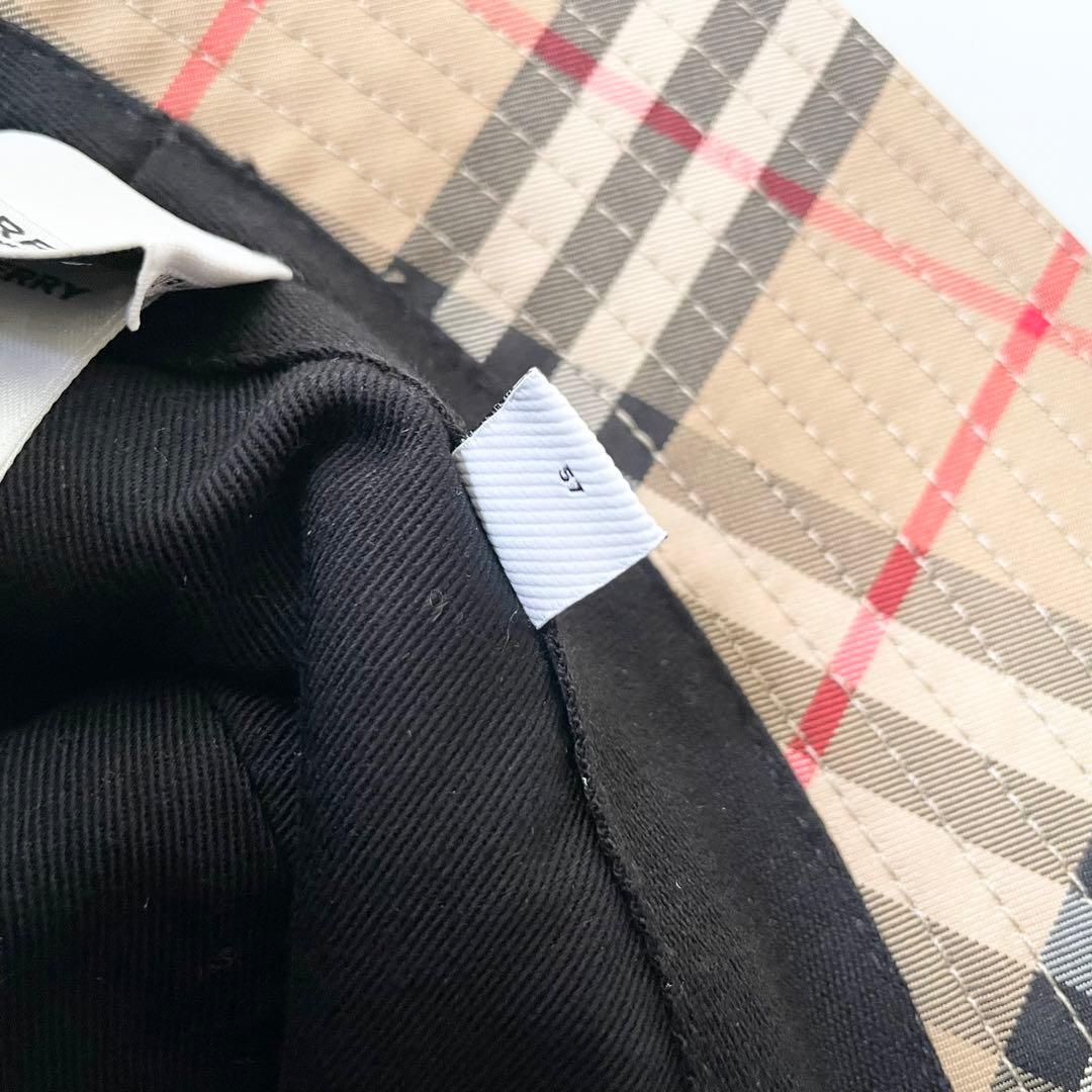 バーバリー BURBERRY ハット バケットハット バケハ 帽子 ほぼ新品
