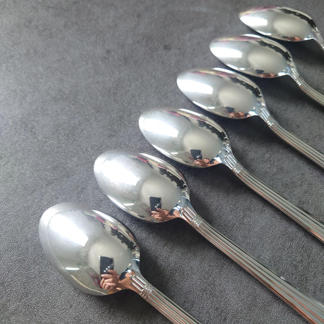 美品 クリストフル アリア コーヒースプーン 6点