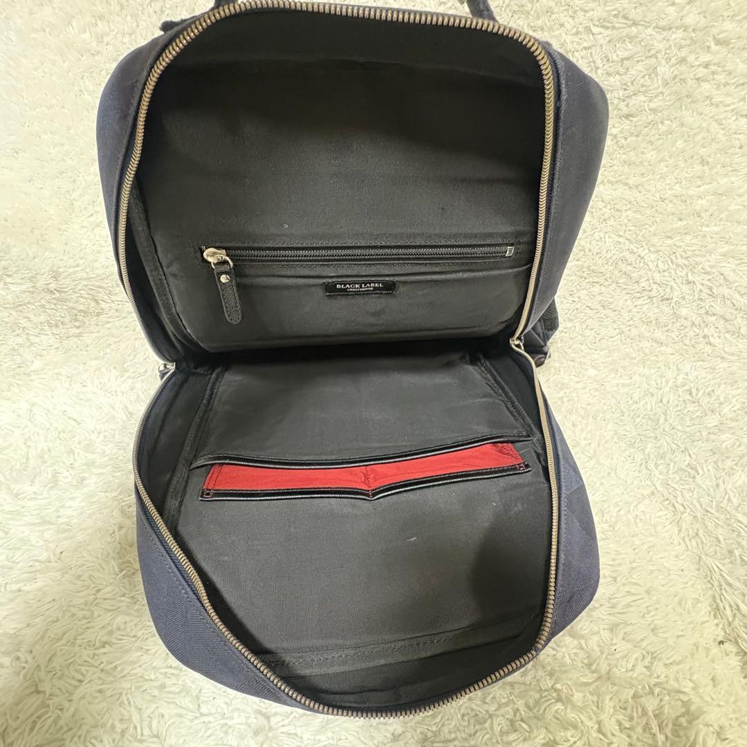 ブラックレーベルクレストブリッジ シャドーチェック リュック