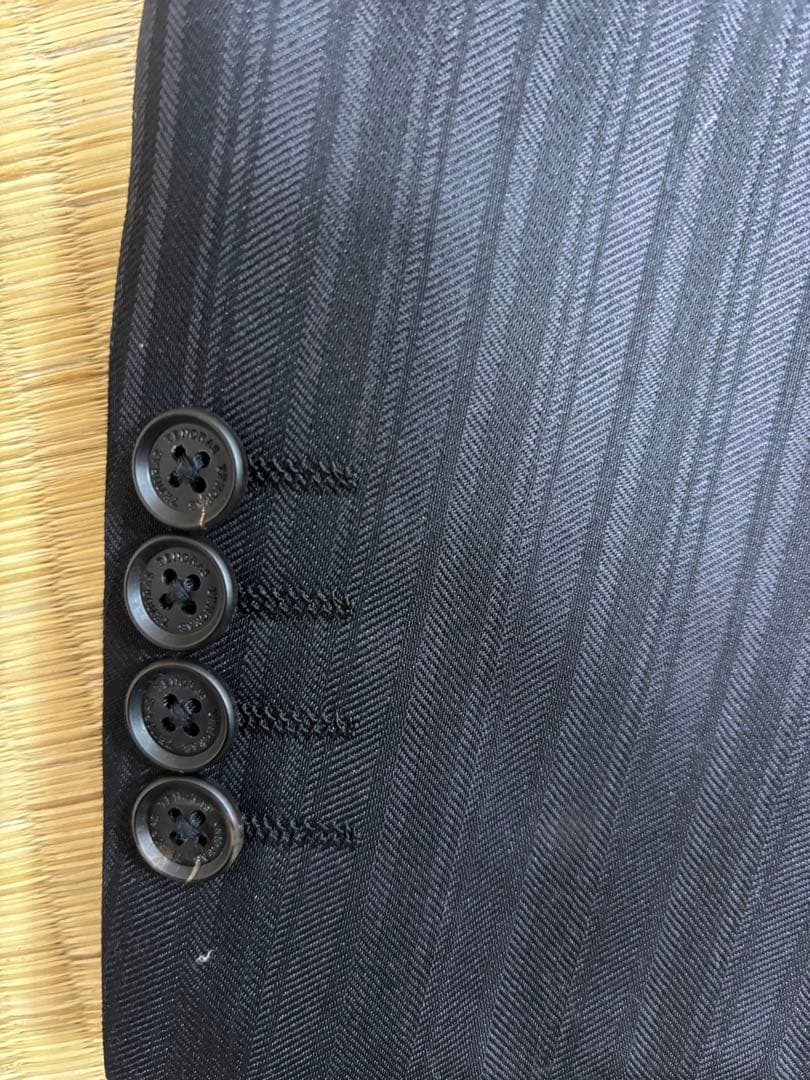 Tenoras ストライプスーツセット ブラック