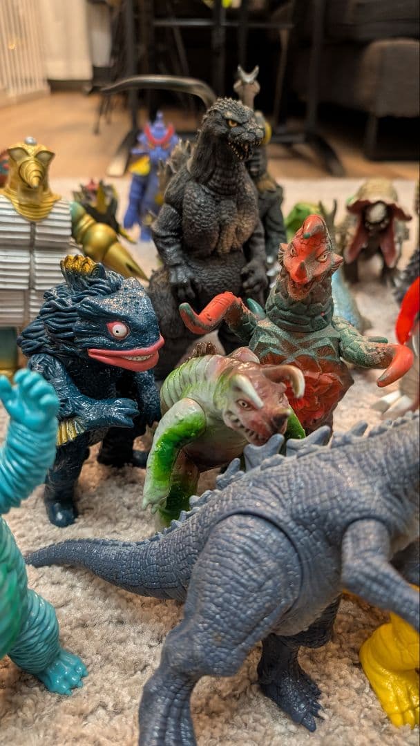 【まとめ売り】ゴジラ ウルトラマン 怪獣 フィギュア 当時物