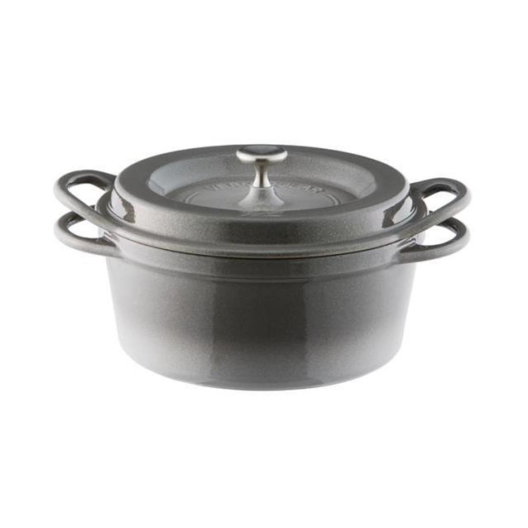 バーミキュラ オーブンポットラウンドVermicularパールグレー レシピ本付