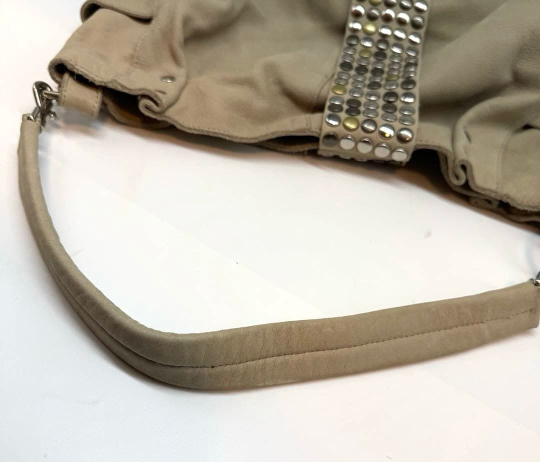 andA×TRESトレ Y2K スタッズトートバッグ レザー 2way 平成