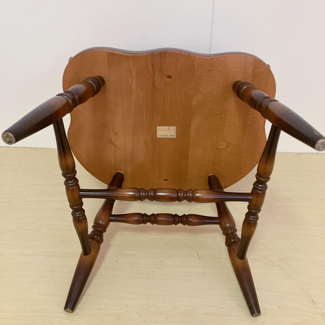 飛騨産業　キツツキマーク　木製　キャプテンチェア　ウィンザーチェア　②