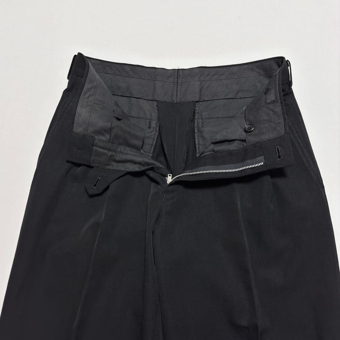 希少00s 美品 コムデギャルソンオム 田中オム 黒ウールギャバジンセットアップ