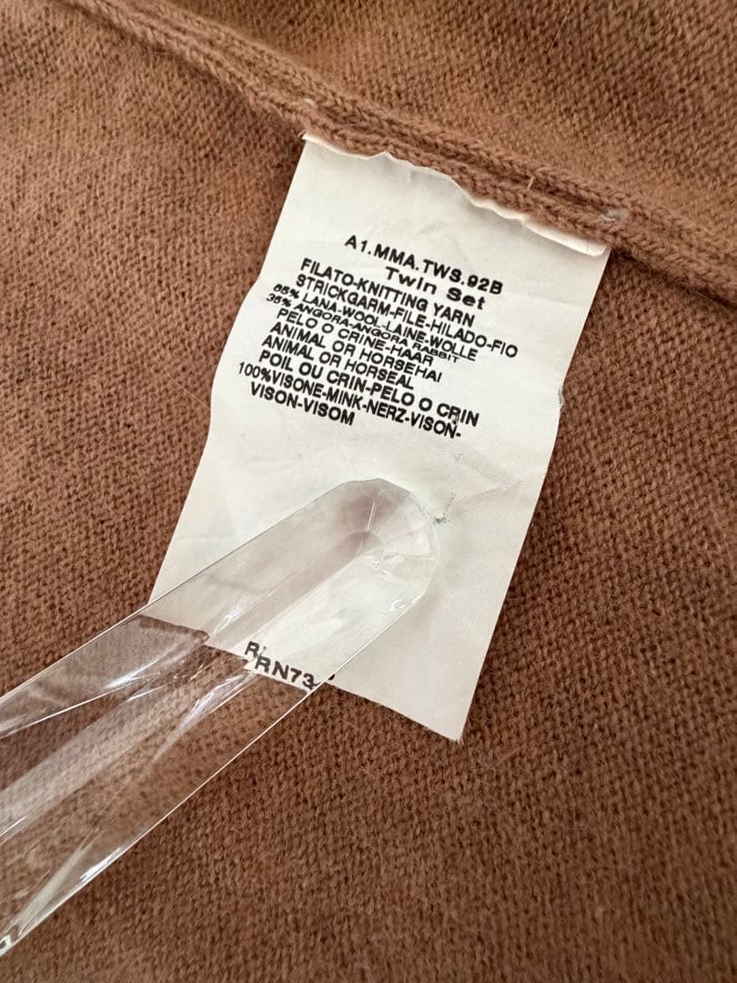 MaxMara MINKファーベージュ カーディガン