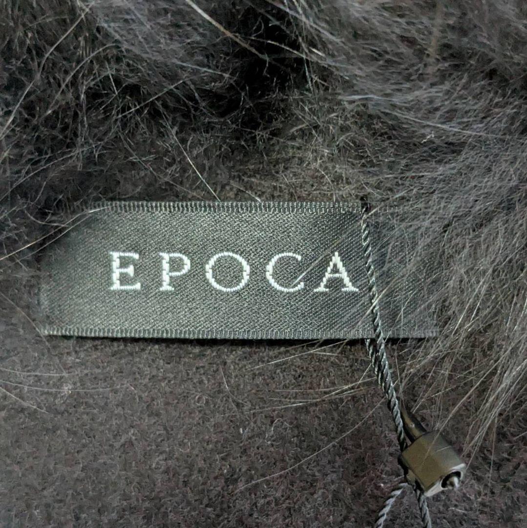 ✨新品未使用✨ エポカ カシミヤ ケープ コート ポンチョ ブルーフォックス 黒