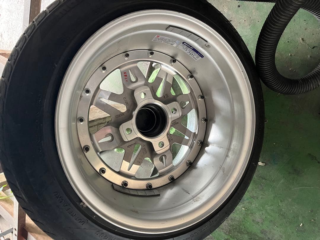 Equip ホイール 185/55R14 タイヤセット　　引っ張り　2本のみ