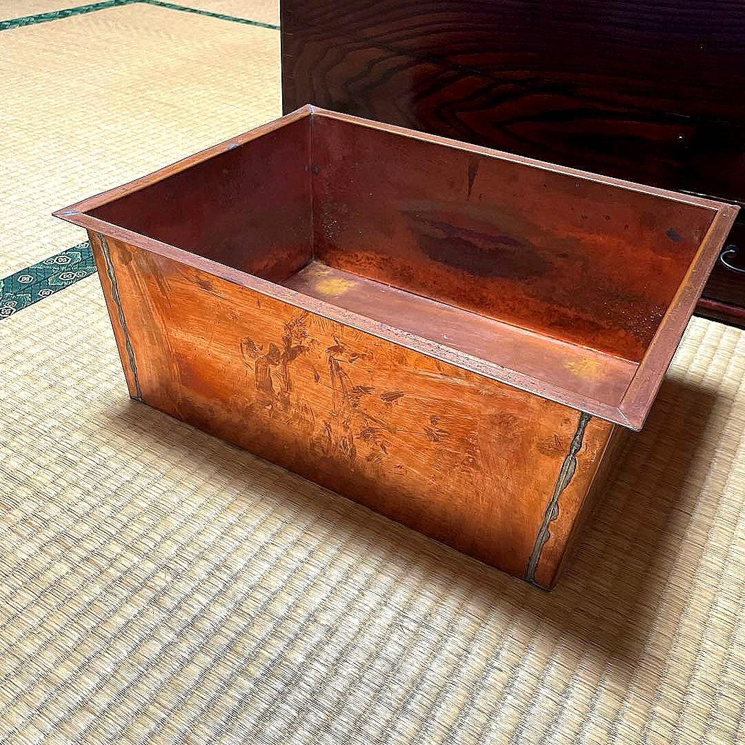 ⭐️骨董 長火鉢 古民具 アンティーク 古道具 テーブル　2way天板取り外し付